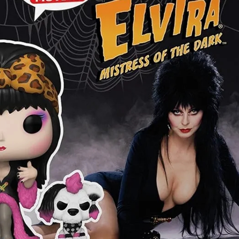 POP Horror Icons: Elvira & Gonk - Mistress of The Dark Funko Vinyl Figure - Picture 2 of 3